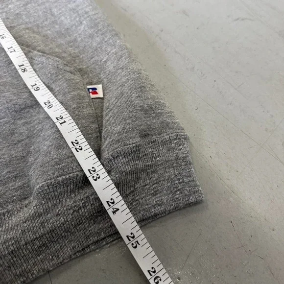 NWT vintage russel heather gray hoodie - Picture 5 of 6